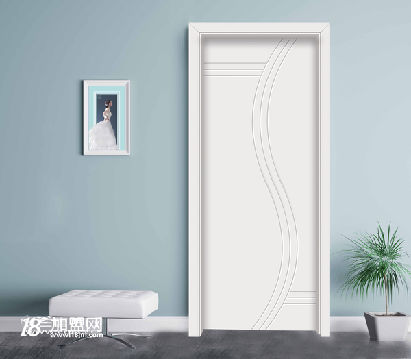 重庆三唐木门白色简约木门